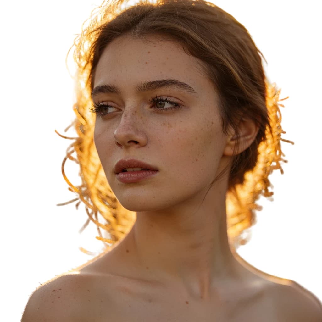 AI background removal example — after