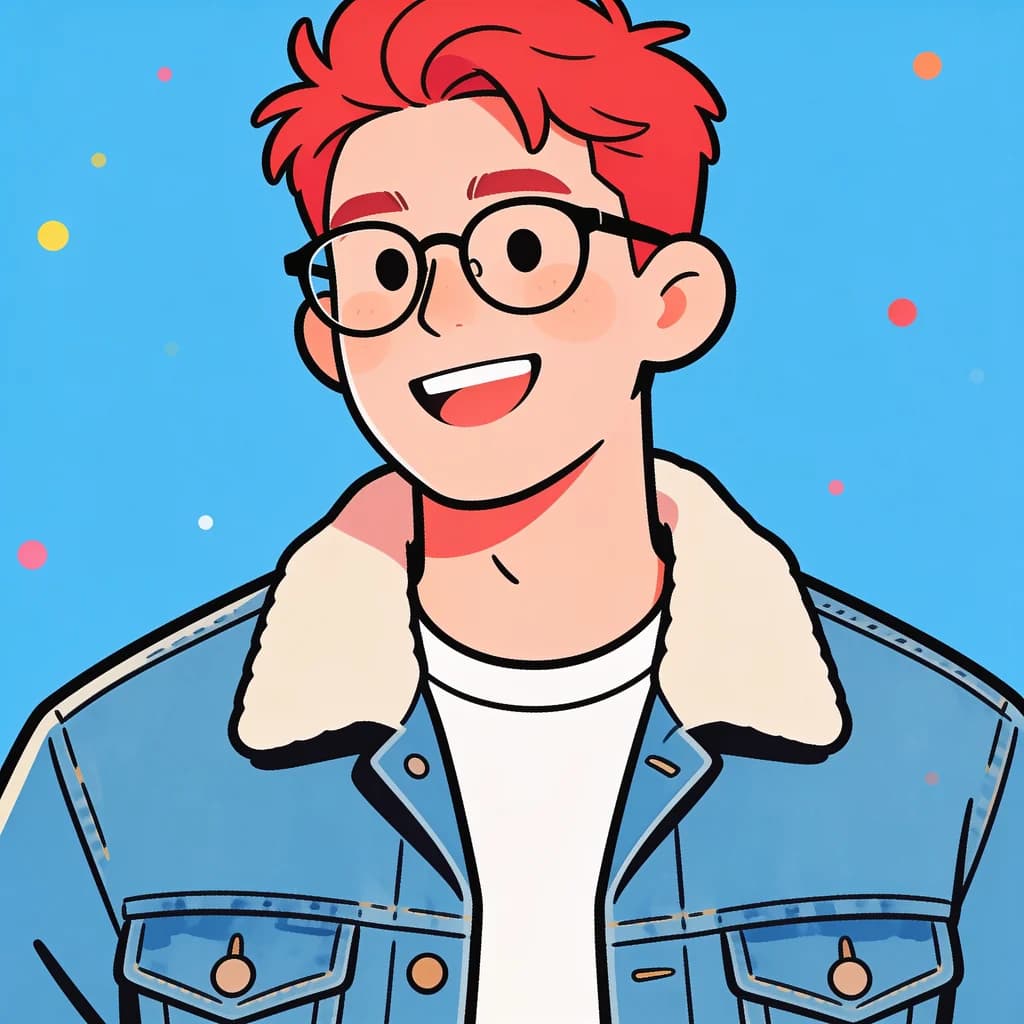 Cartoon to realistic AI example — drawn character vs real-life photo — before